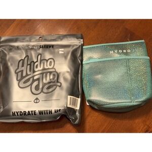 HydroJug Pro Mermaid Green Glitter Insulating, 73oz Water Bottle Sleeve & Strap